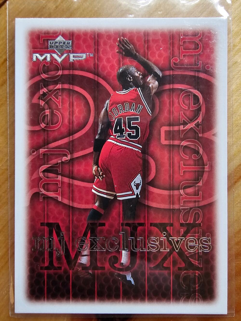 Michael Jordan 1999 Upper Deck MVP #180 mj exclusives #45 - Chicago Bulls - NBA